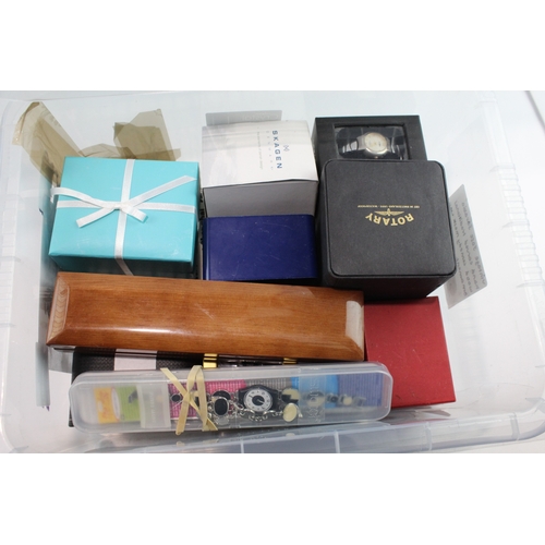 514 - Job Lot Untested Boxed Quartz Watches Skagen Swatch