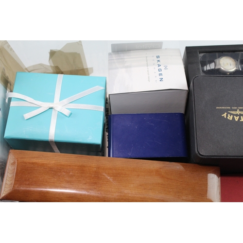 514 - Job Lot Untested Boxed Quartz Watches Skagen Swatch