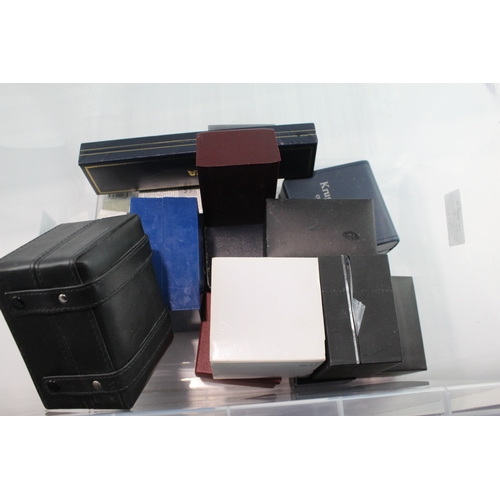 515 - Job Lot Untested Boxed Quartz Watches Krug Baumen Timex