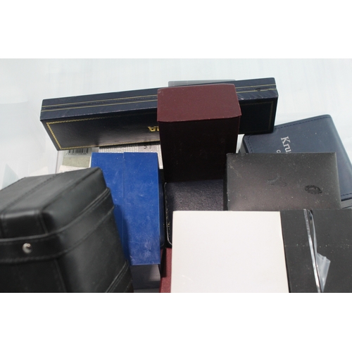 515 - Job Lot Untested Boxed Quartz Watches Krug Baumen Timex