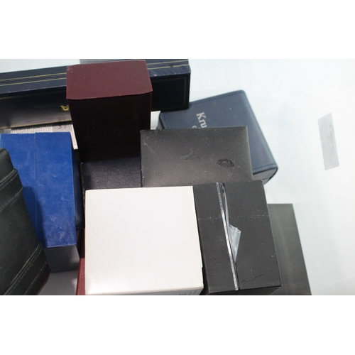 515 - Job Lot Untested Boxed Quartz Watches Krug Baumen Timex