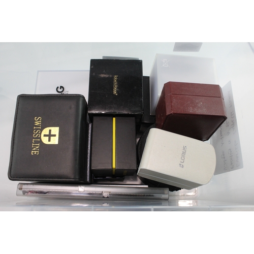 518 - Job Lot Untested Boxed Quartz Watches Lorus Swatch