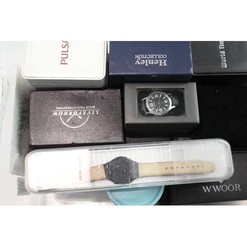 519 - Job Lot Untested Boxed Quartz Watches Henley Pulsar