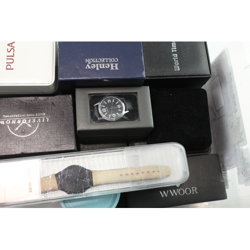 519 - Job Lot Untested Boxed Quartz Watches Henley Pulsar