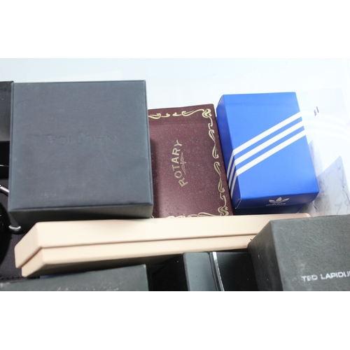 521 - Job Lot Untested Boxed Quartz Watches Adidas Rotary