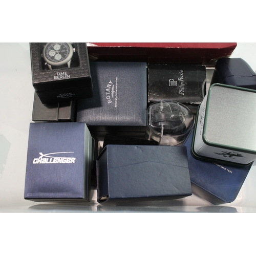 522 - Job Lot Untested Boxed Quartz Watches Rotary Challenger