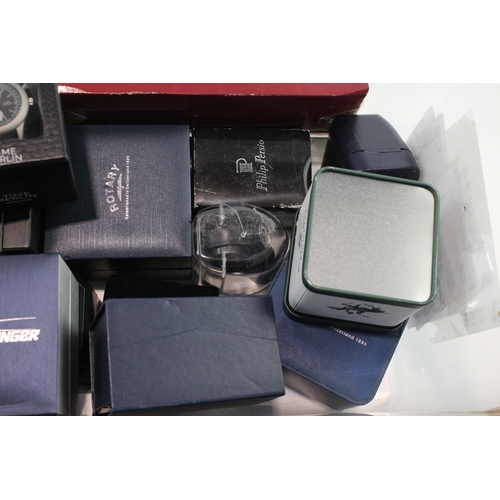 522 - Job Lot Untested Boxed Quartz Watches Rotary Challenger