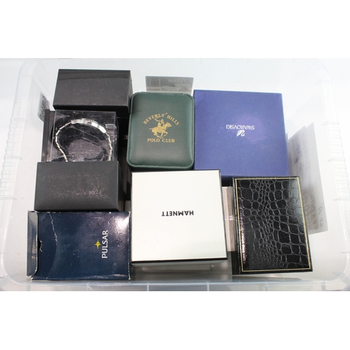 523 - Job Lot Untested Boxed Quartz Watches Hamnett Pulsar
