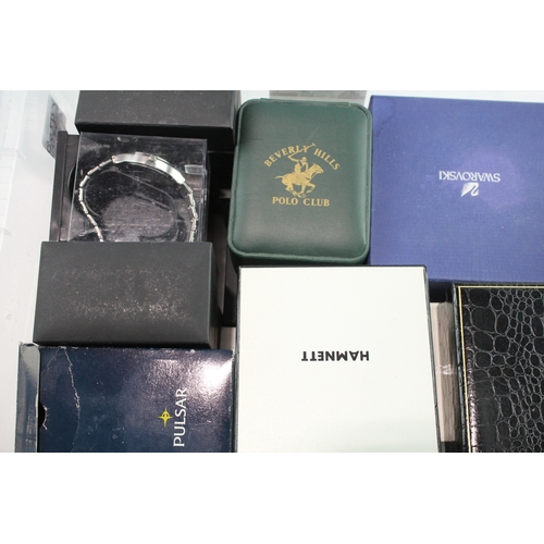 523 - Job Lot Untested Boxed Quartz Watches Hamnett Pulsar