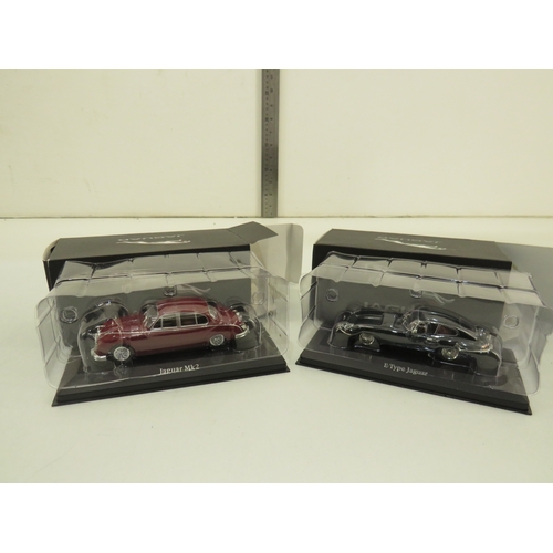 283 - A collection of Jaguar collectable diecast model cars etc.