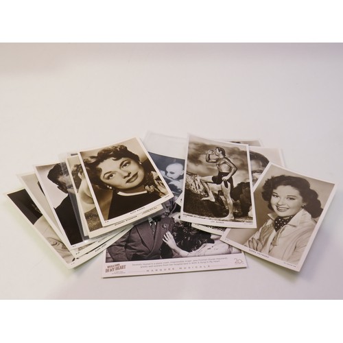 107 - Collectable film photo's and postcards
