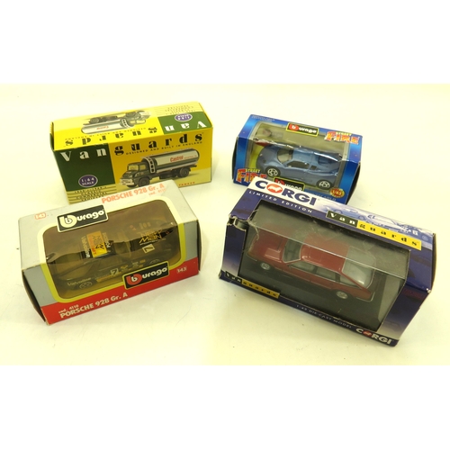 288 - A collection of boxed and unboxed model diecast vehicles.