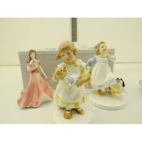 123 - Box of Royal Doulton Hometime, Royal Doulton Irish cups and saucers