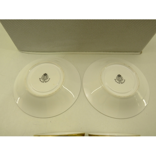 123 - Box of Royal Doulton Hometime, Royal Doulton Irish cups and saucers