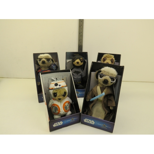 114 - Five movie meerkats, including Star Wars