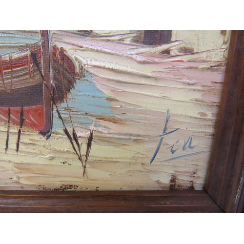 148 - Set of three hand painted pictures