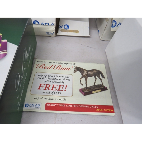 376 - Atlas Edition Red Rum ornament and an Atlas Edition plane