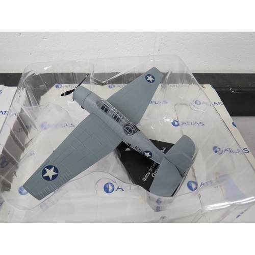 376 - Atlas Edition Red Rum ornament and an Atlas Edition plane