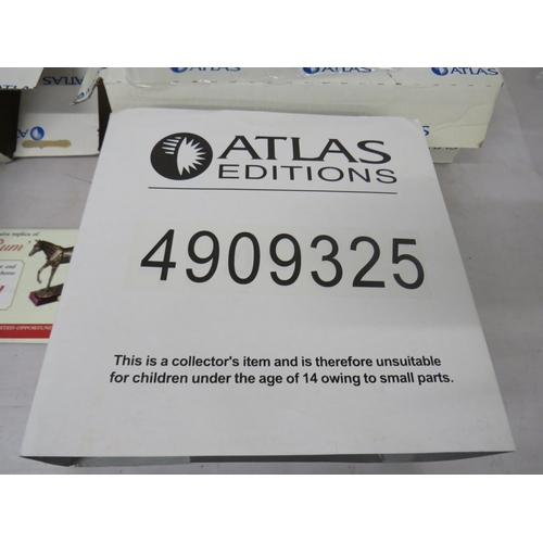 376 - Atlas Edition Red Rum ornament and an Atlas Edition plane