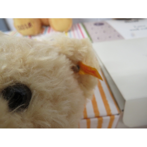 387 - Four boxed Steiff teddies