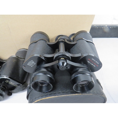 395 - Job lot of assorted binoculars
