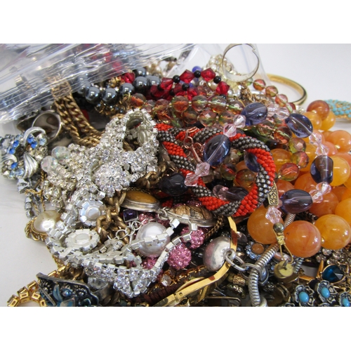 62 - Approx 2kg of costume jewellery including vintage.