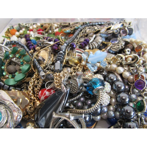 61 - Approx 2kg of costume jewellery including vintage.