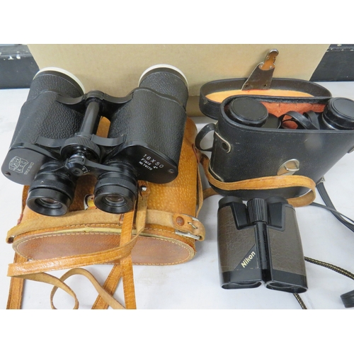 397 - Job lot of assorted binoculars
