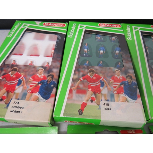 398 - Job lot of subbuteo to include twelve boxed team sets