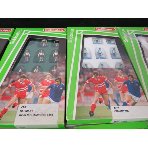 398 - Job lot of subbuteo to include twelve boxed team sets
