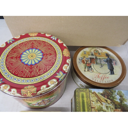 400 - Assortment of collectable tins