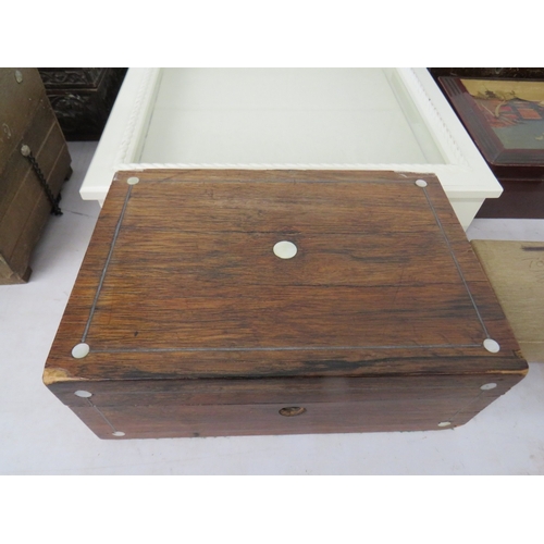 401 - Seven assorted trinket/jewellery boxes