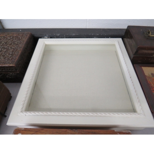 401 - Seven assorted trinket/jewellery boxes