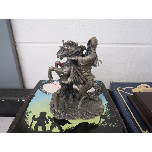 402 - Three boxed Tudor Mint figures to include The Lord of the Rings