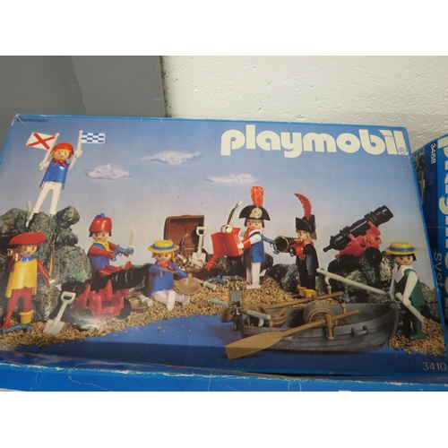 409 - Five boxed Playmobil toy sets