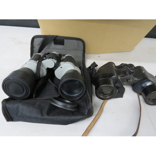 407 - Job lot of assorted binoculars