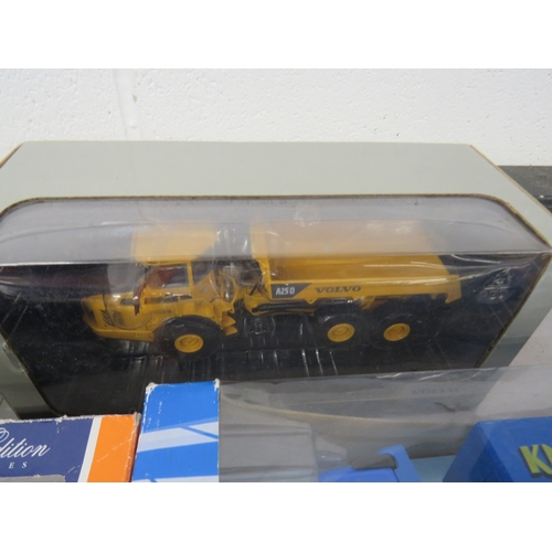 423 - Nine boxed construction vehicles to include Joal, Siku etc
