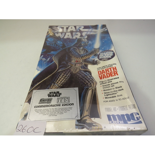 449 - 1992 Commemorative Edition MPC Ertl Star Wars Darth Vader model kit - sealed box.