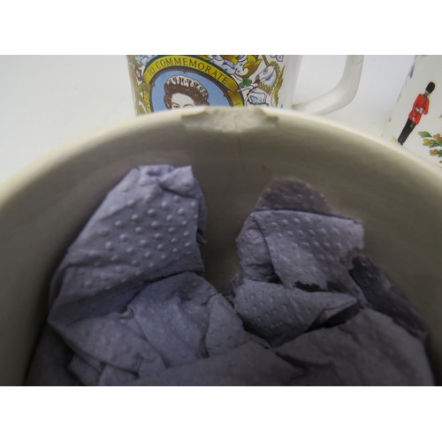 187 - Collection of royal memorabilia cups