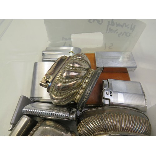 502 - Ronson & Colibri Smoking Collectables Inc Table Lighters, Vara Flame Etc