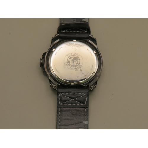 7 - Citizen Eco-Drive watch with grey dial