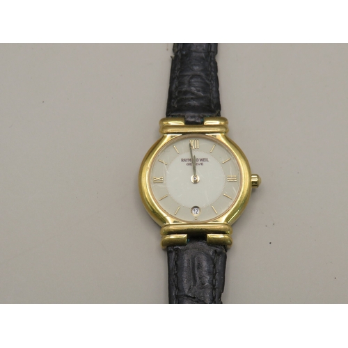 9 - Raymond Weil Geneve watch with leather strap