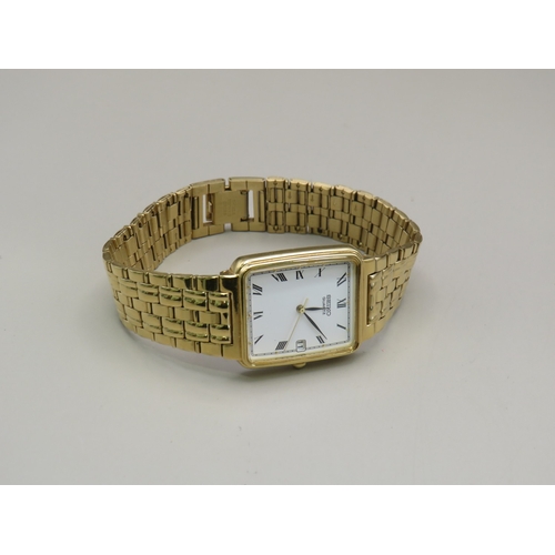 10 - Gold tone Seiko quartz watch