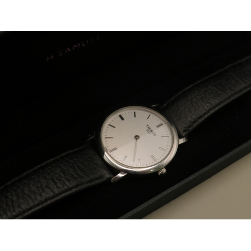 18 - Tissot watch with leather strap
