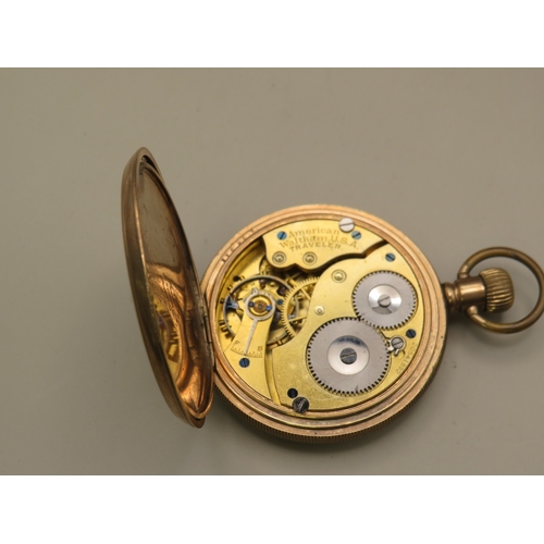 23 - Gold plated Waltham pocket watch
