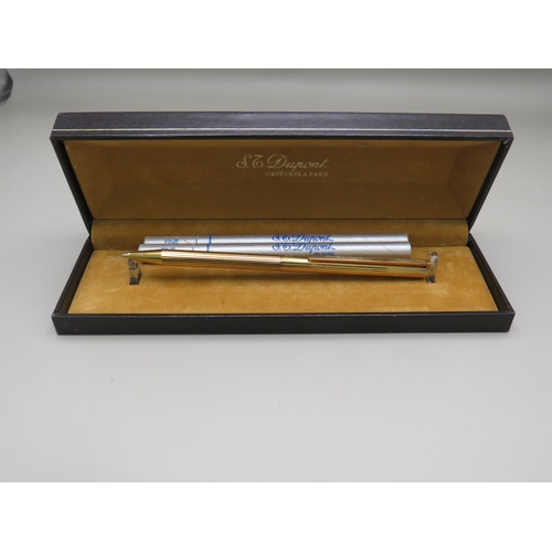 24 - Boxed St Dupont pen set