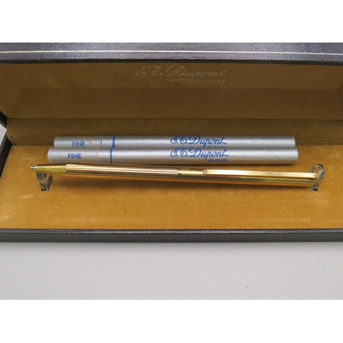 24 - Boxed St Dupont pen set