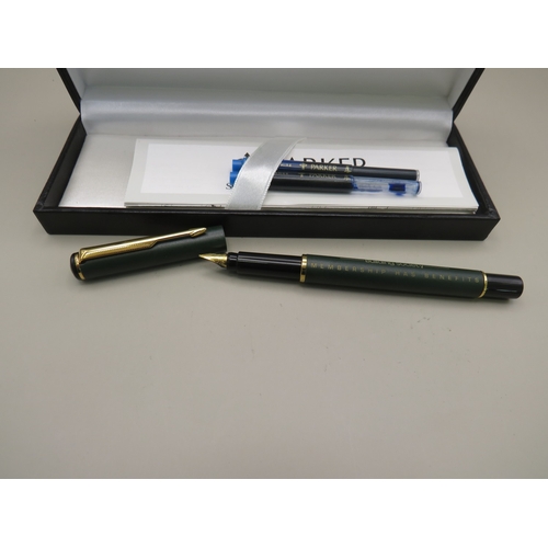27 - Waterman pen and pencil set and a Yorkshire Building Society Parker pen