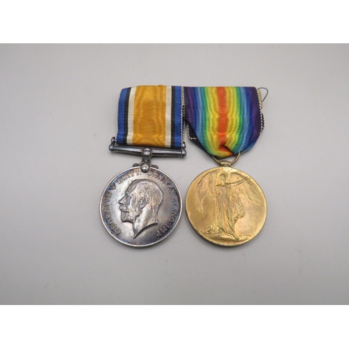 28 - WWI Medal Pair awarded to 36608 Pte. T. E. A. Faulkner. Devon. R.
