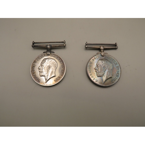 29 - Two WWI war medals awarded to
254238. Pte. W. R. Perrin. 4-Lond.R.
Major E. W. Garry